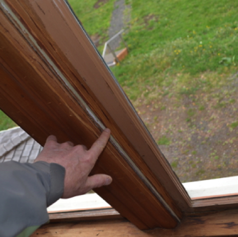 Wall reconstruction protrusion. Wall reconstruction protrusion.